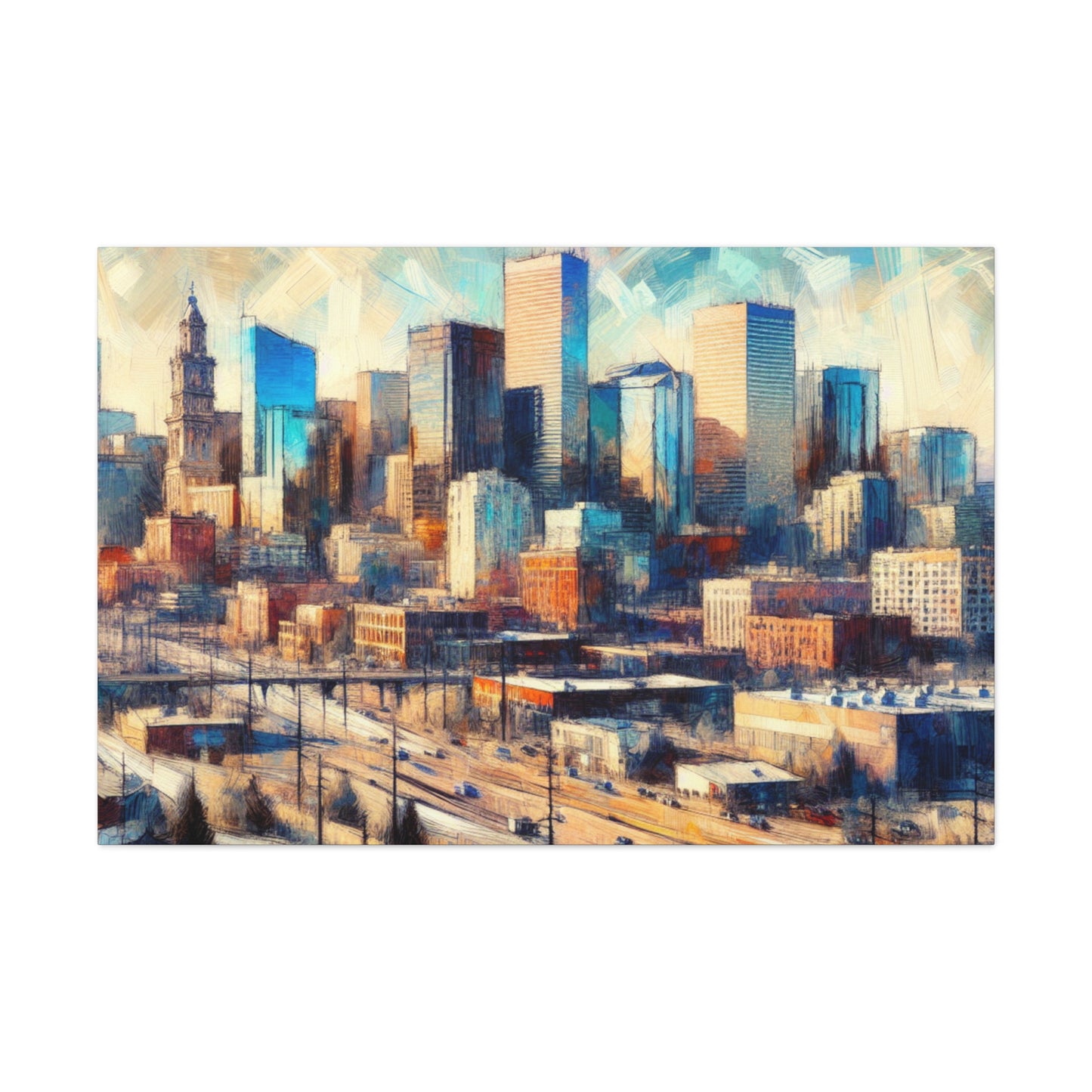 "Emerging Denver Dreamscape" - Canvas