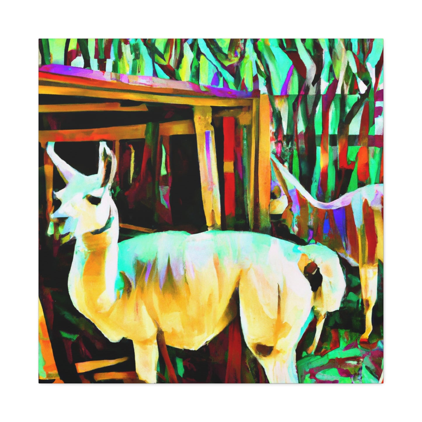 Llama's Lurid Liberation - Canvas