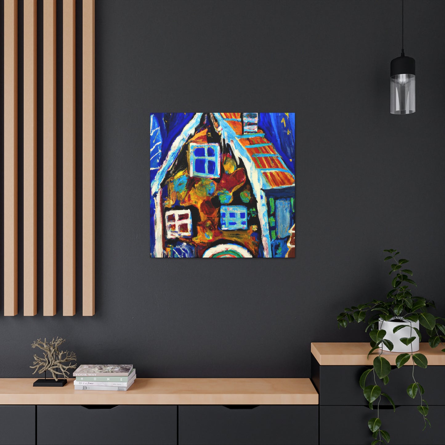 Gingerbread Dreamscape - Canvas