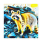 "Raccoon's Abstract Regale" - Canvas