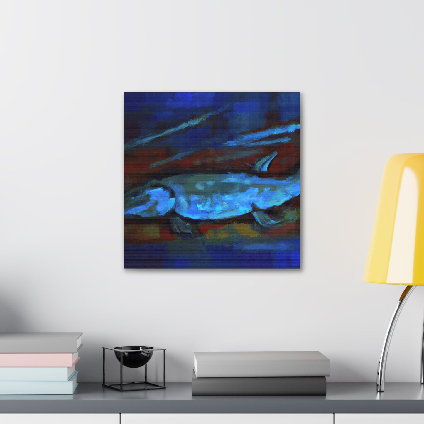 Pike Fish Expressionism - Canvas