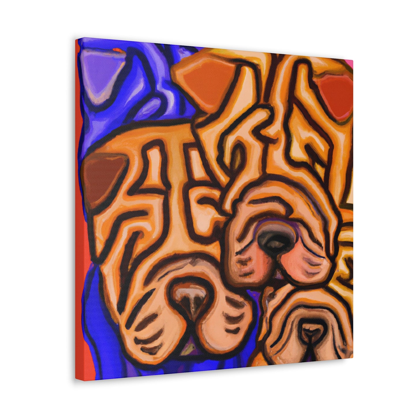 Shar Pei Lyrical Dance - Canvas