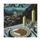 "Dining in Deco Bliss" - Canvas