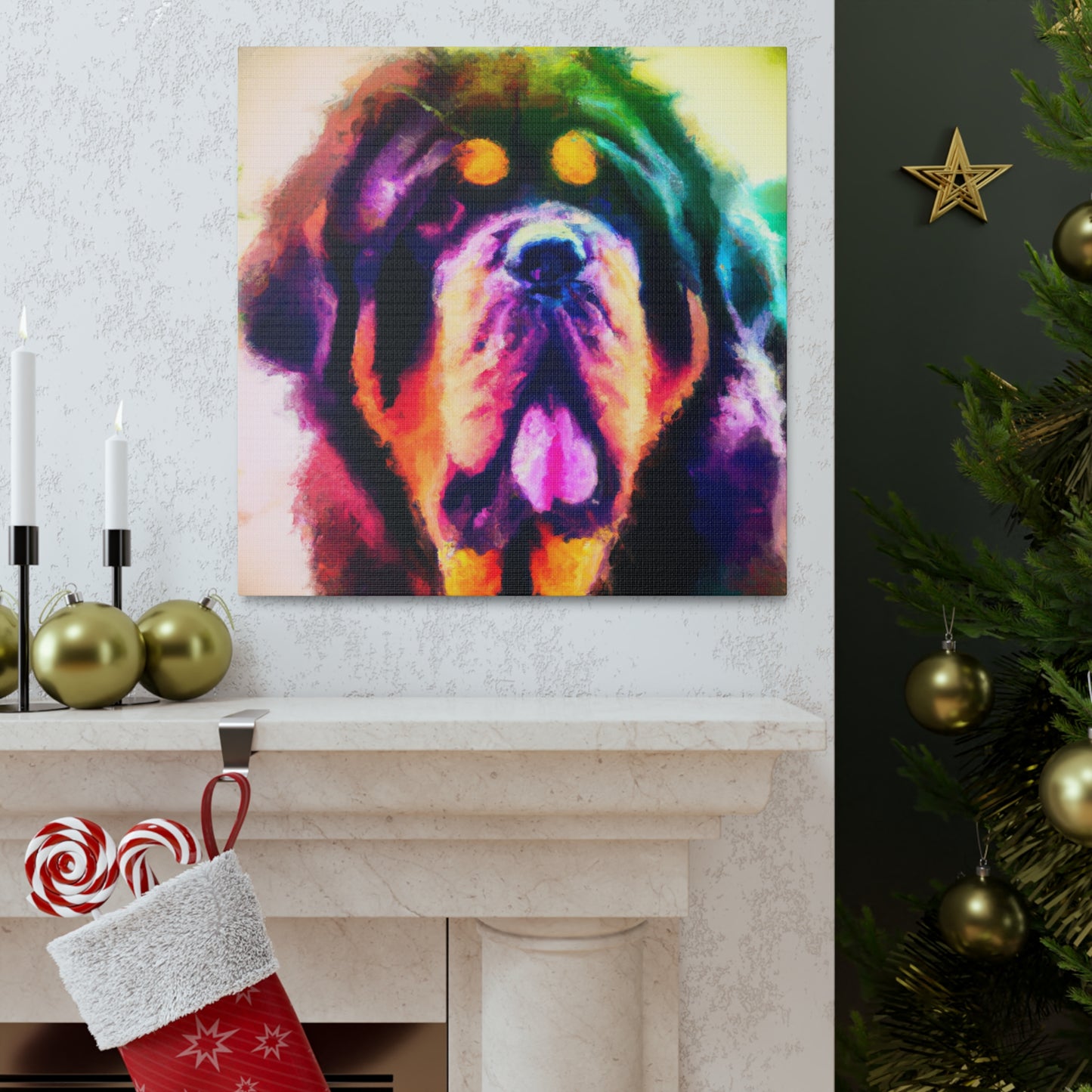 Tibetan Mastiff Magnificence - Canvas