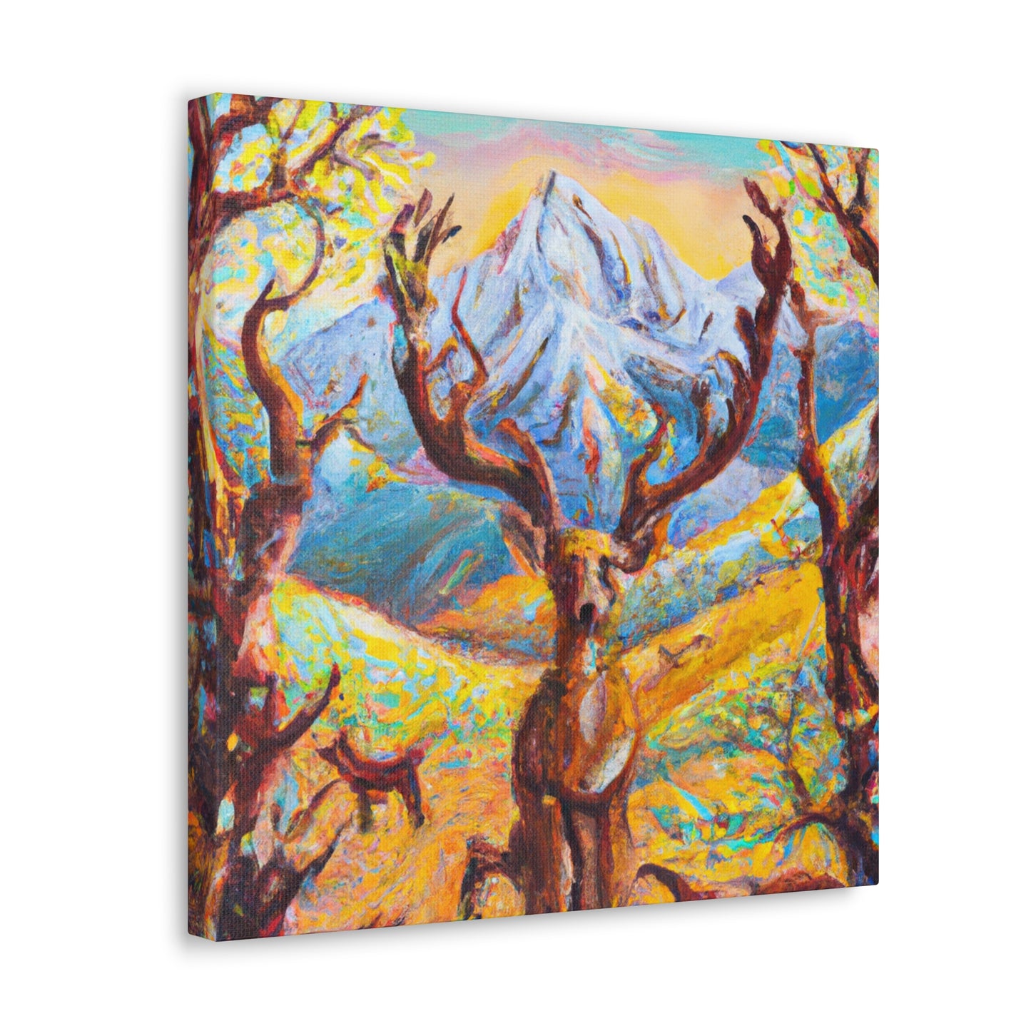 "Majestic Deer of Nature" - Canvas