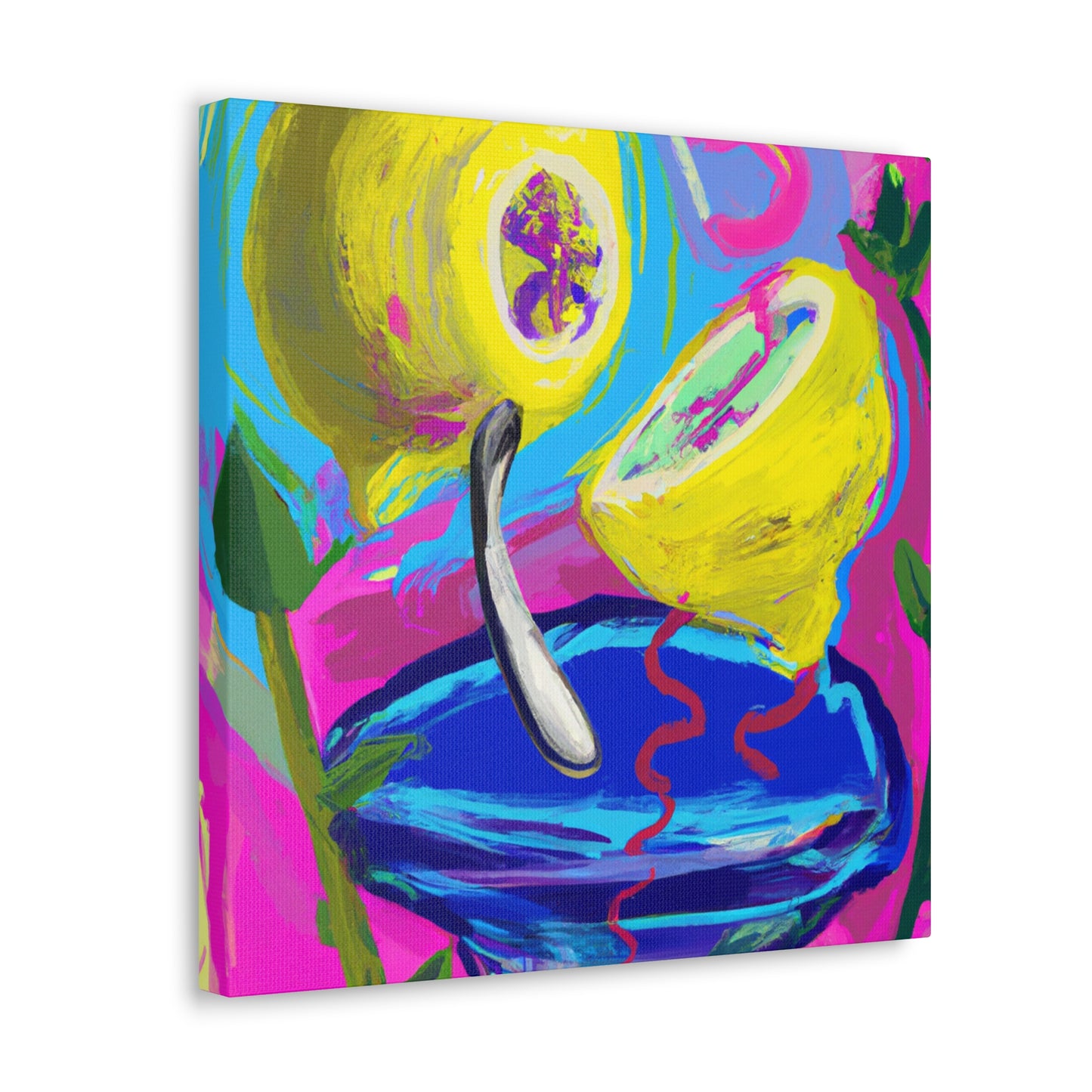 Lemon Zest Explosion - Canvas