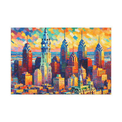 "Vibrant Philadelphia Landscapes" - Canvas