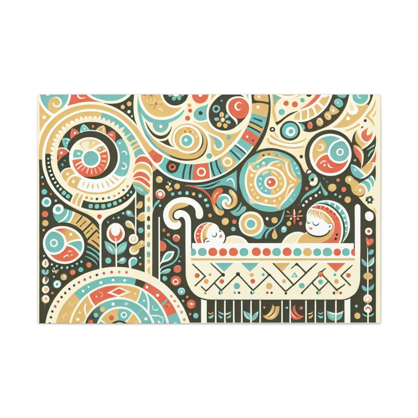 Whimsical Heritage Hues - Canvas