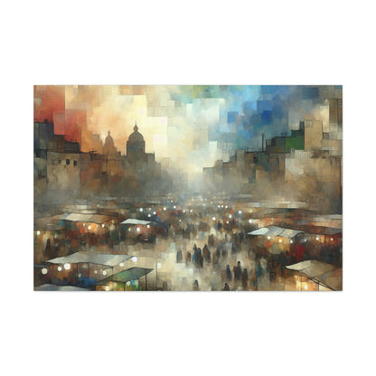 Nocturnal Bazaars Abound - Canvas