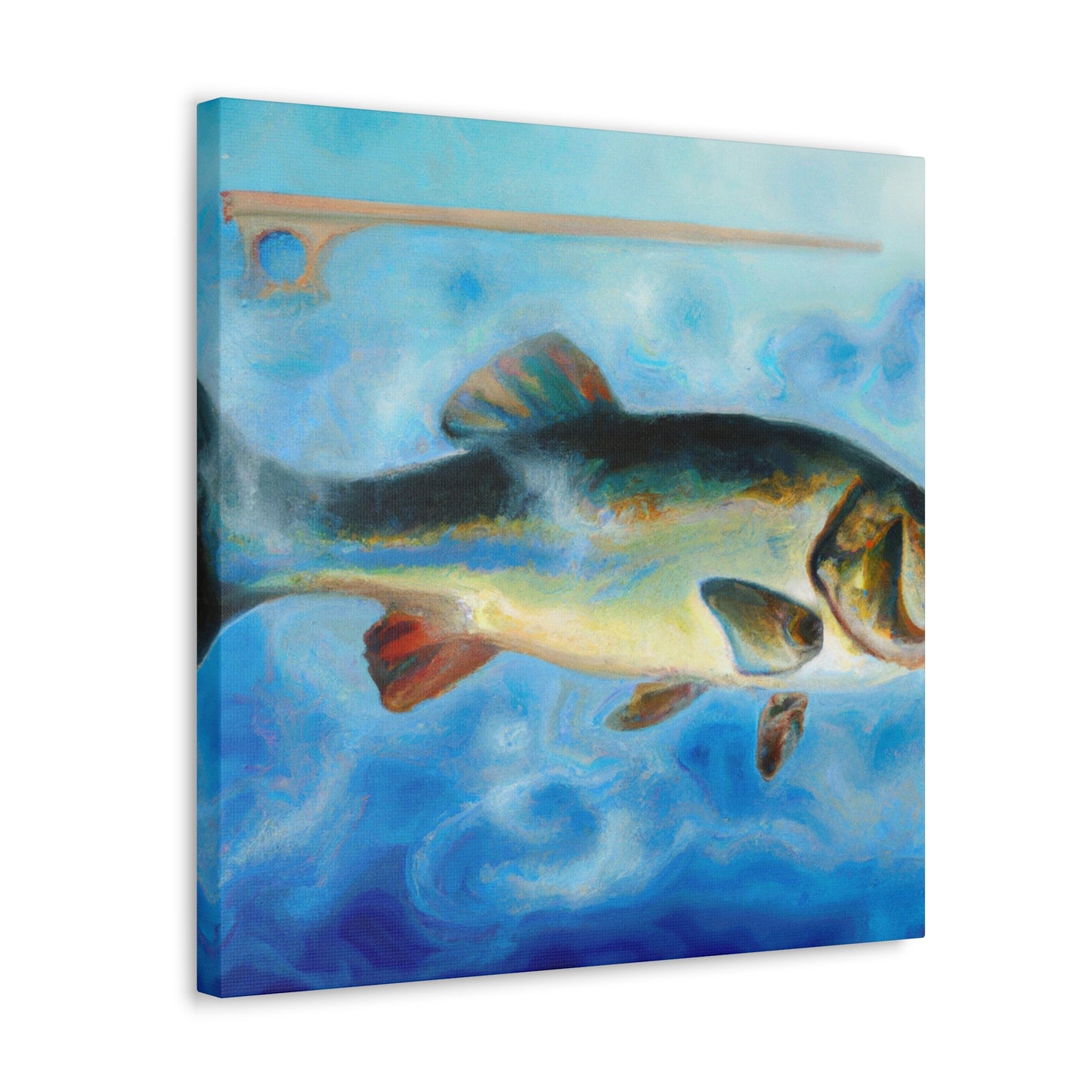 Bass in Hyperrealism - Canvas