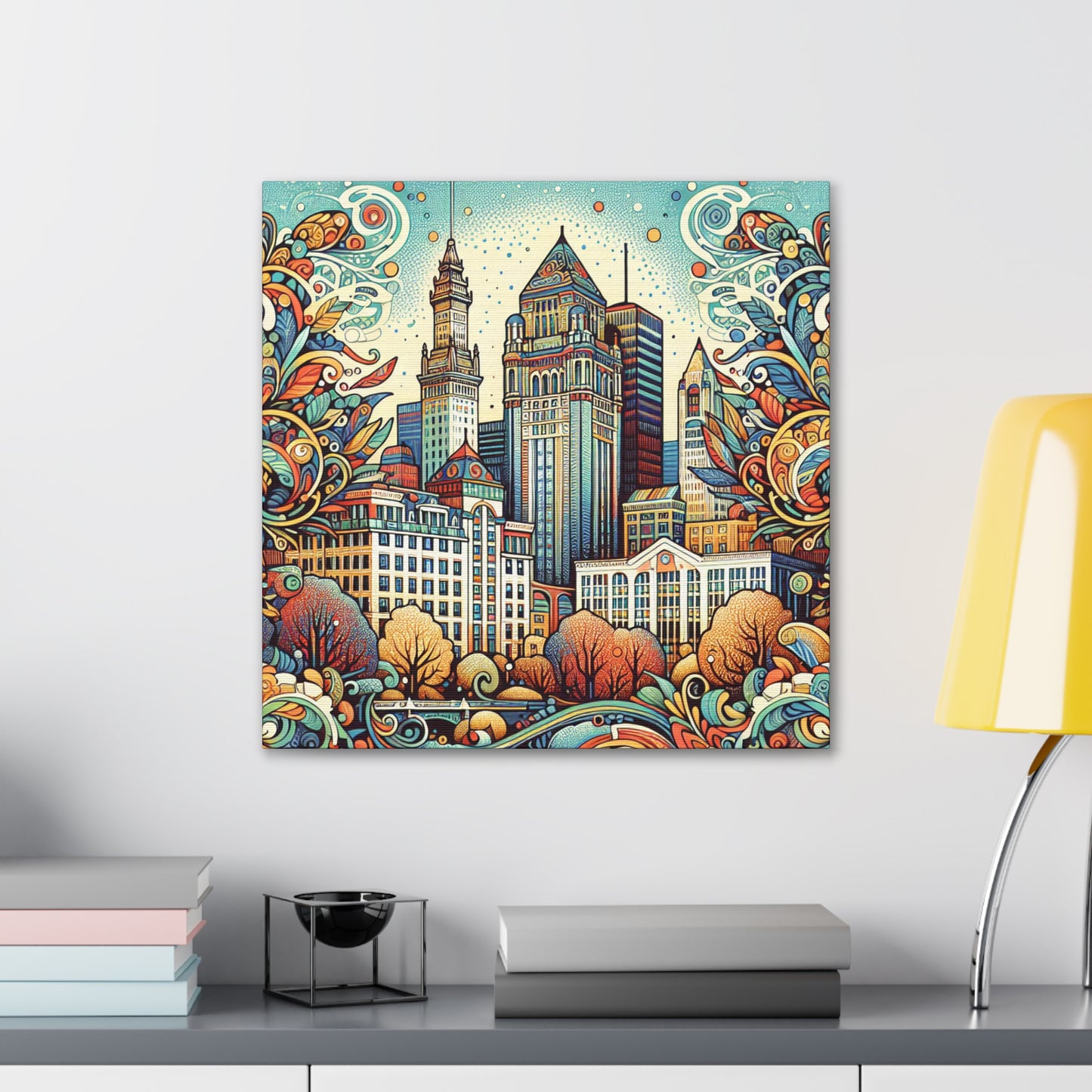 Emerald City Elegance - Canvas