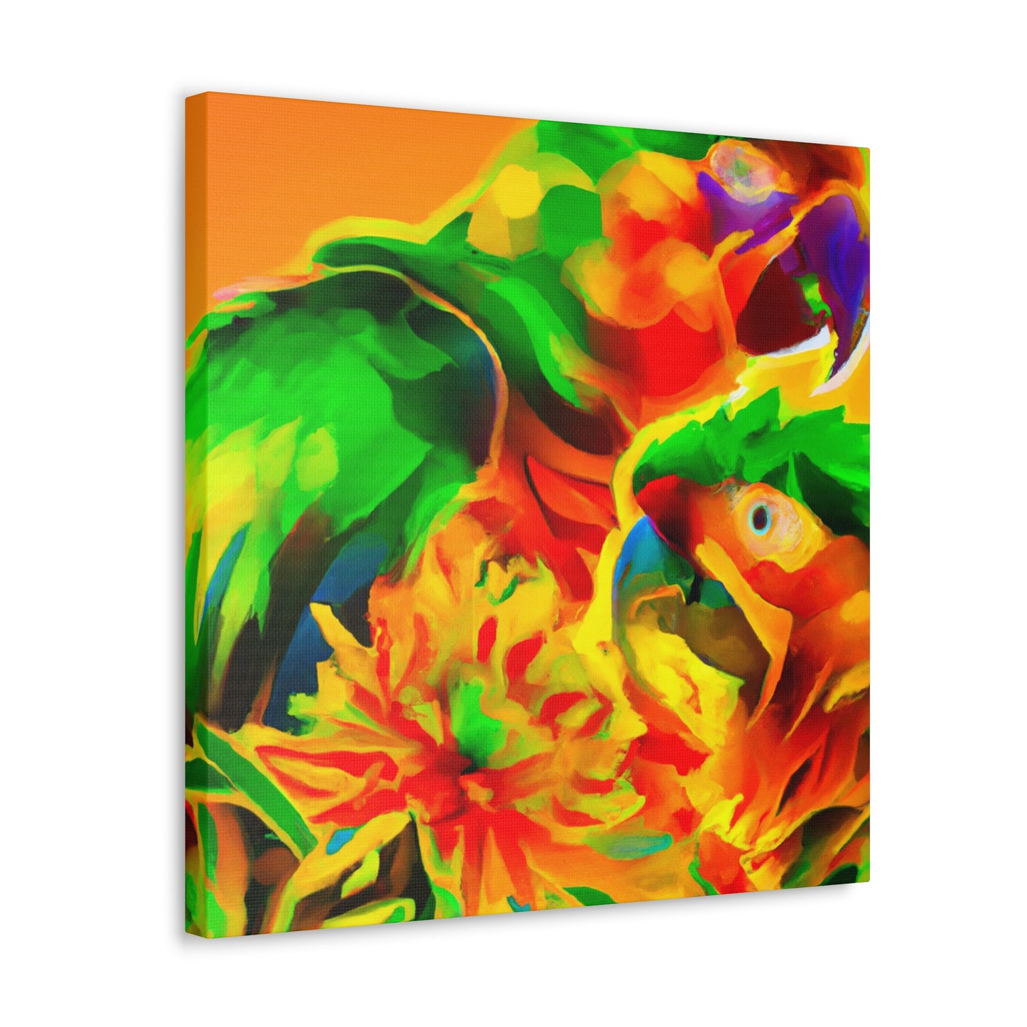 Rainbow of Macaws - Canvas