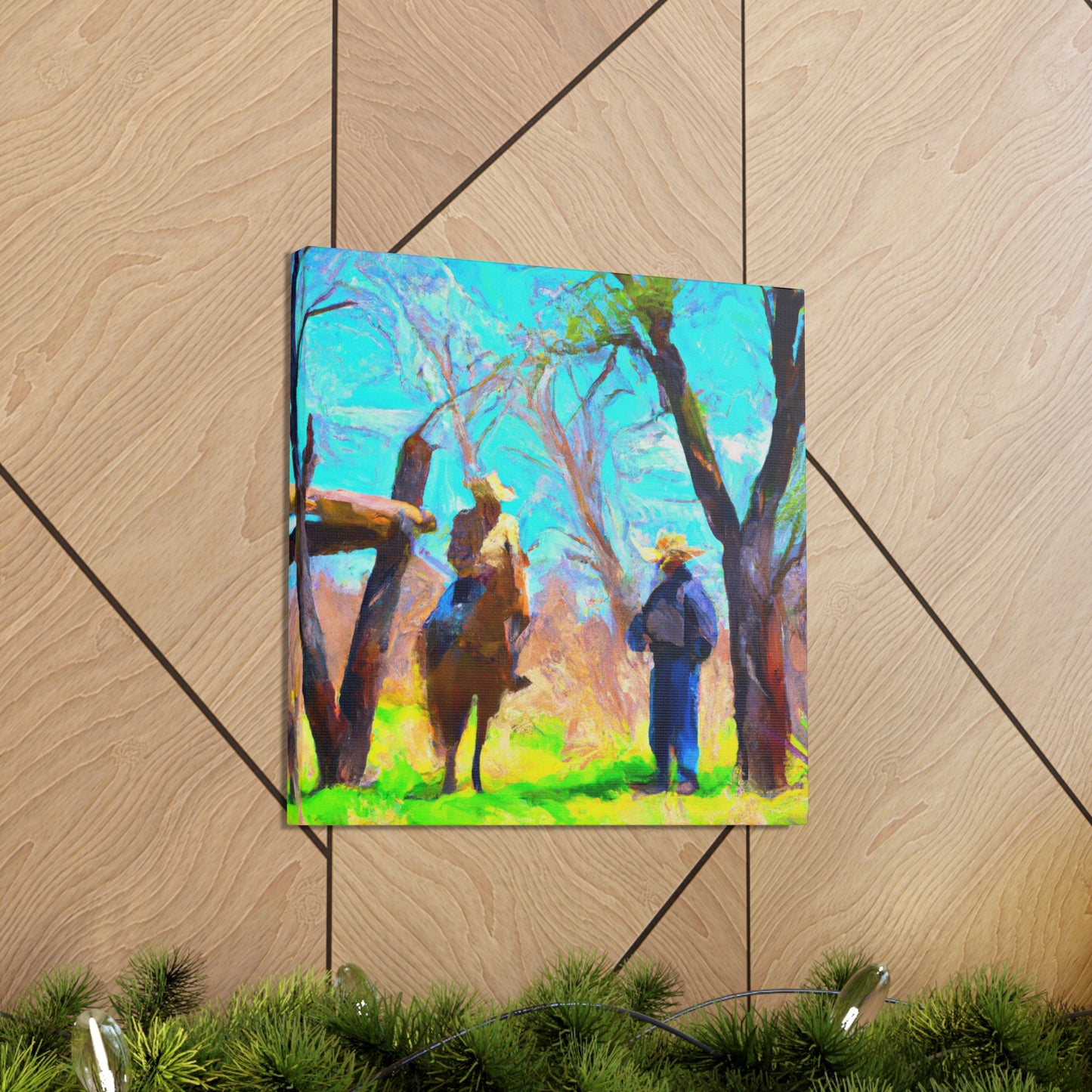 Ponderosa in Impressionism - Canvas