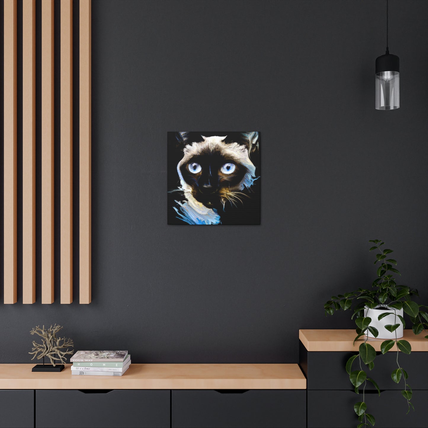 Siamese Legacy Portrait - Canvas