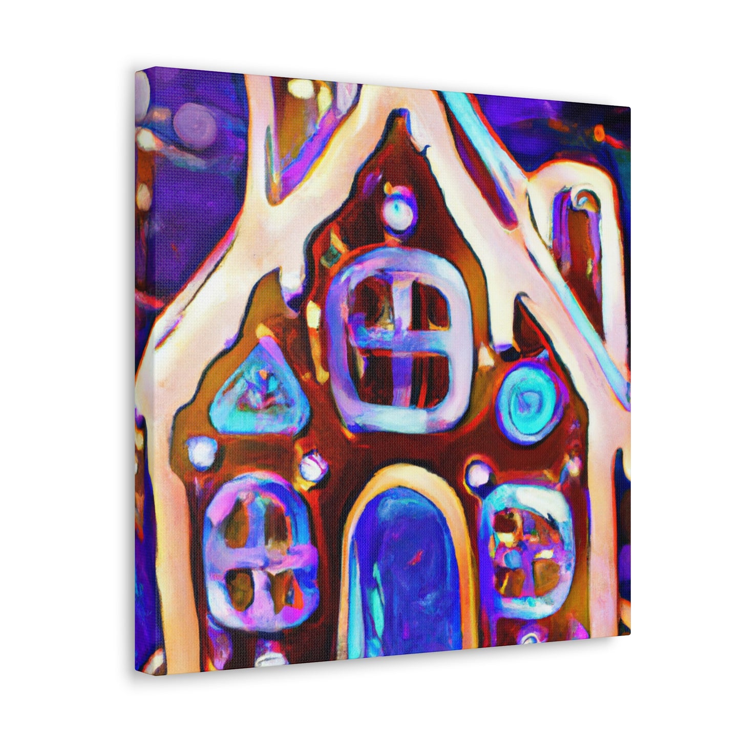 Gingerbread Home Dreaming - Canvas