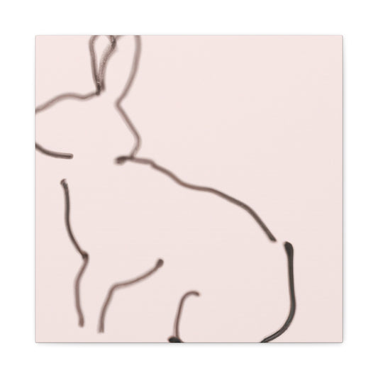 Rabbit of Minimalism - Canvas