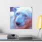 Polar Bear Impressionism - Canvas