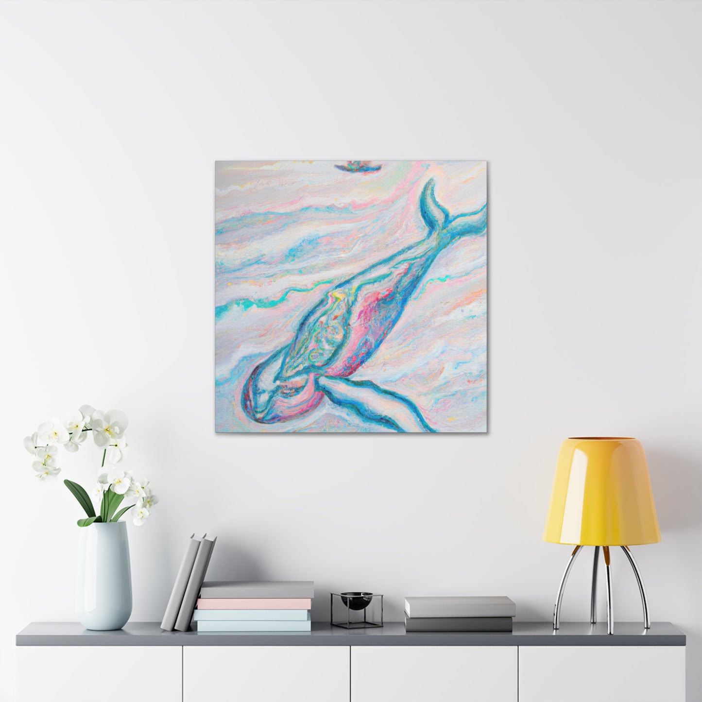 Whale In The Sky - Canvas