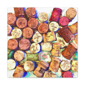 "Wine Corks Reimagined" - Canvas