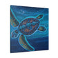 "Sea Turtle Awakening" - Canvas