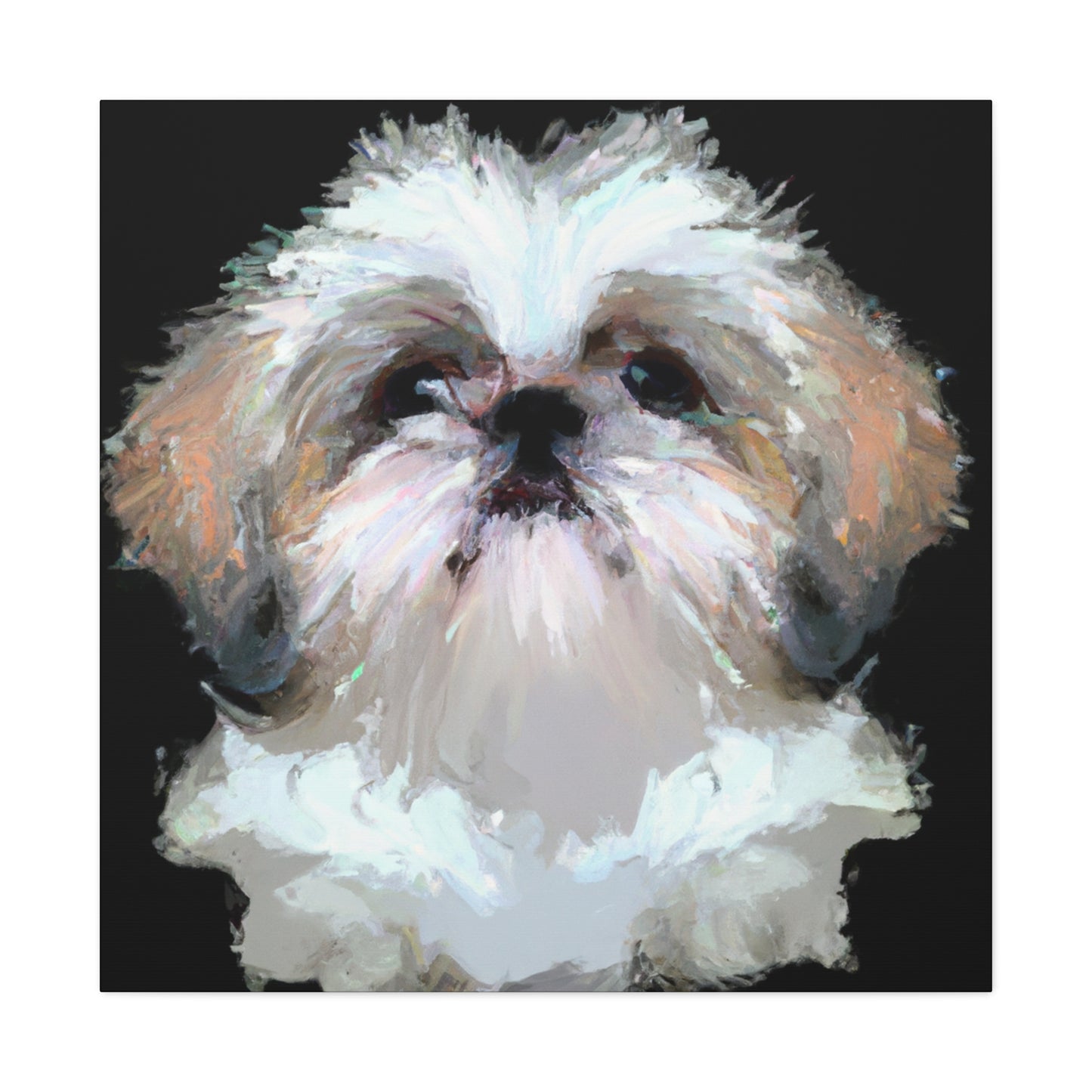 "Proud Shih Tzu Portrait" - Canvas