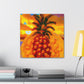 "Pineapple Paradise Scene" - Canvas