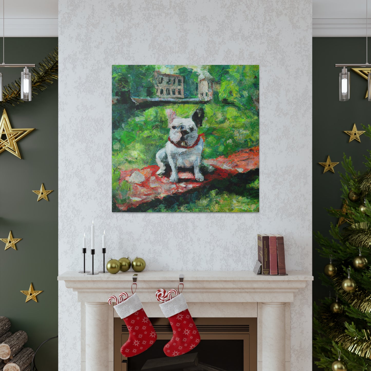 "The French Bulldog Portrait" - Canvas