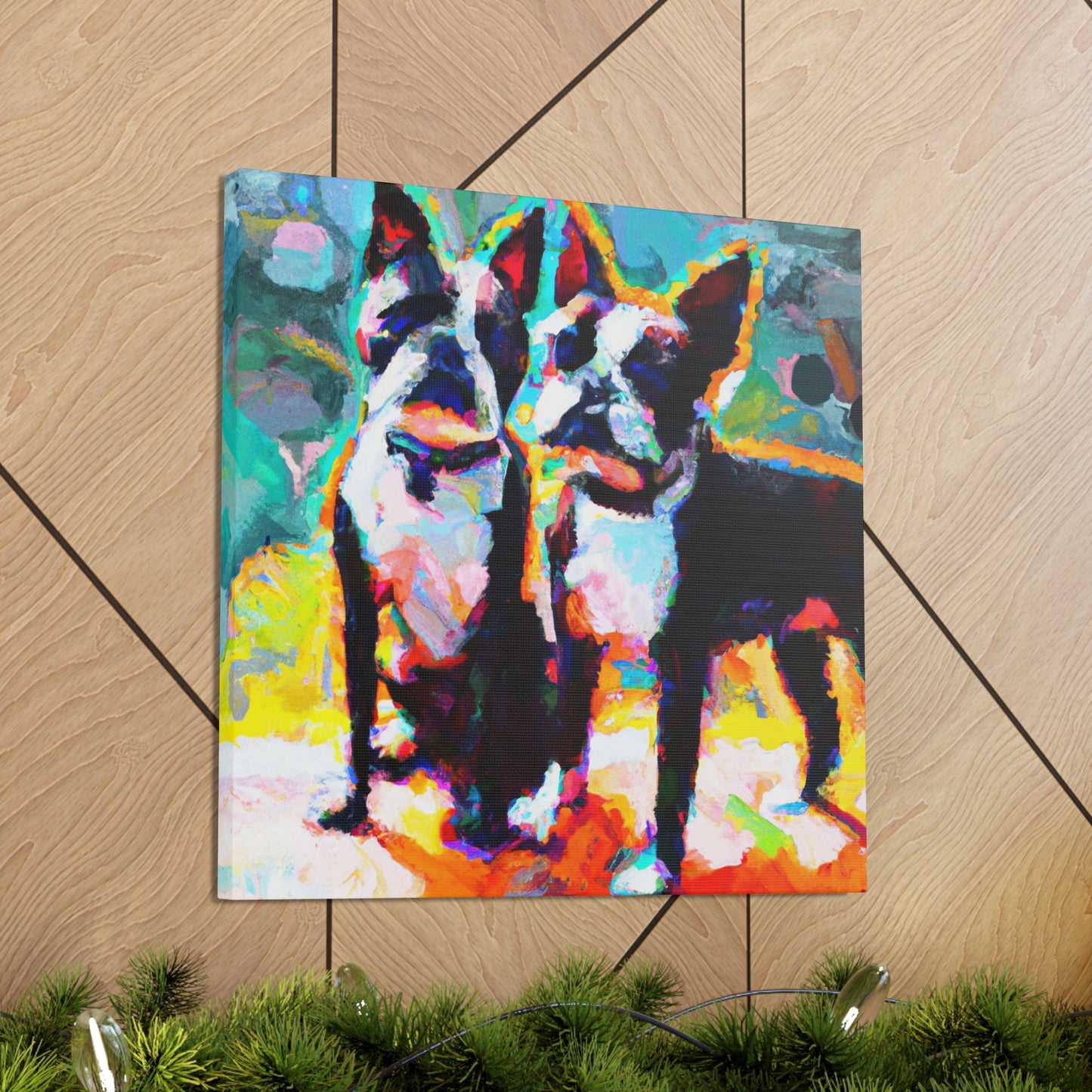 Boston Terrier Impression - Canvas