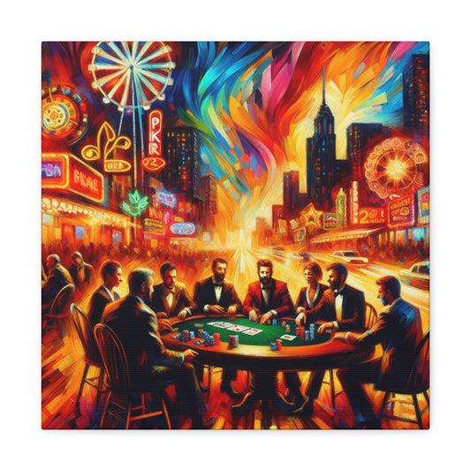 "Table of Aces" - Canvas