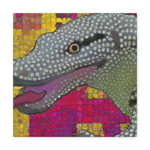 Komodo Dragon Awakening - Canvas