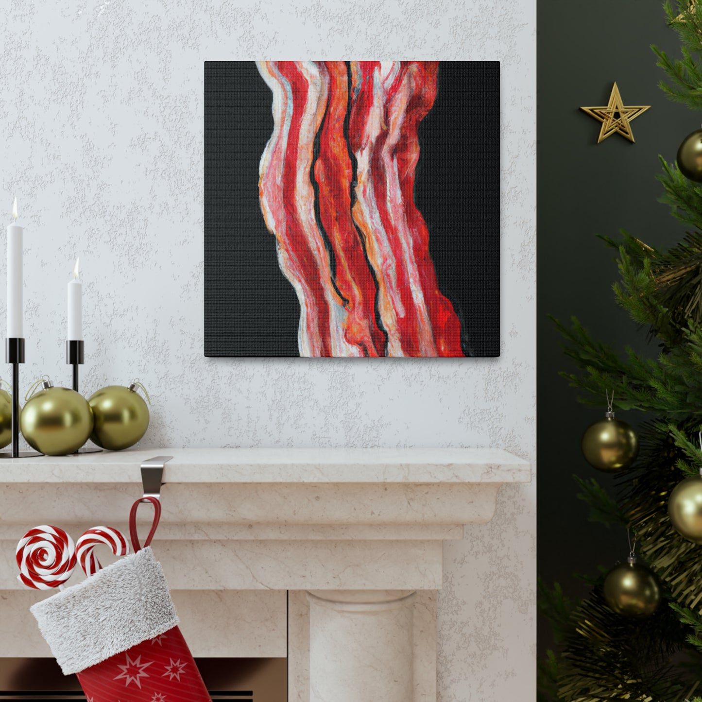 Bacon Minimalism Piece - Canvas