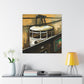 "Cable Car Dreamscape" - Canvas