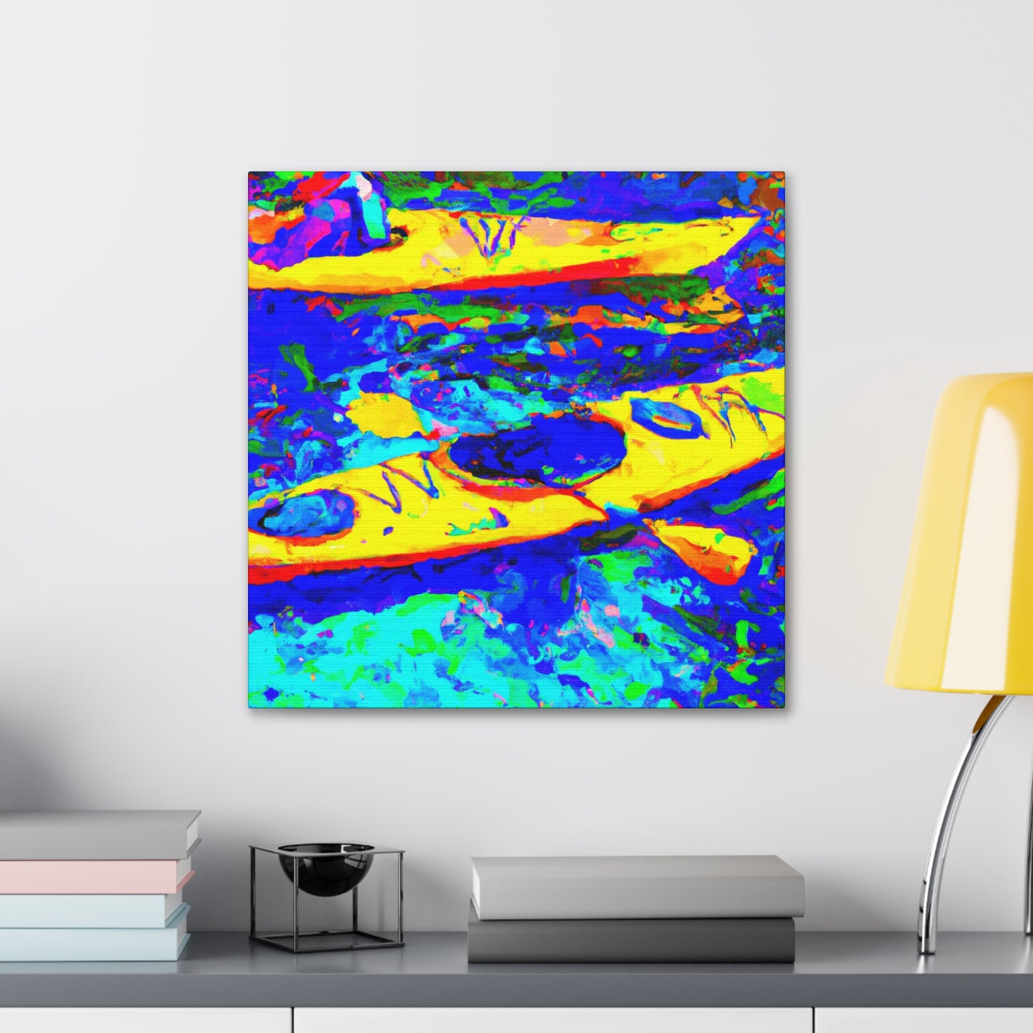 "Kayak On The Water" - Canvas