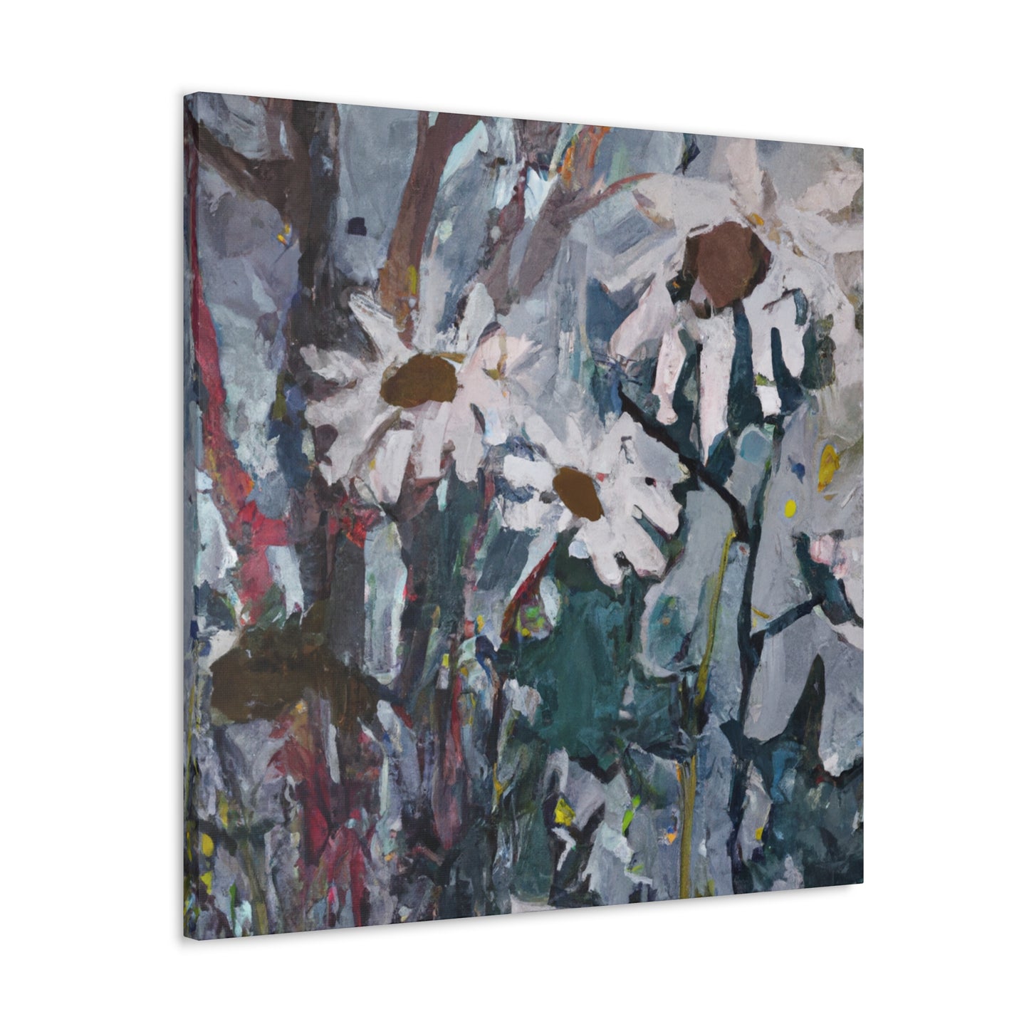 Daisy Ablaze in Color - Canvas