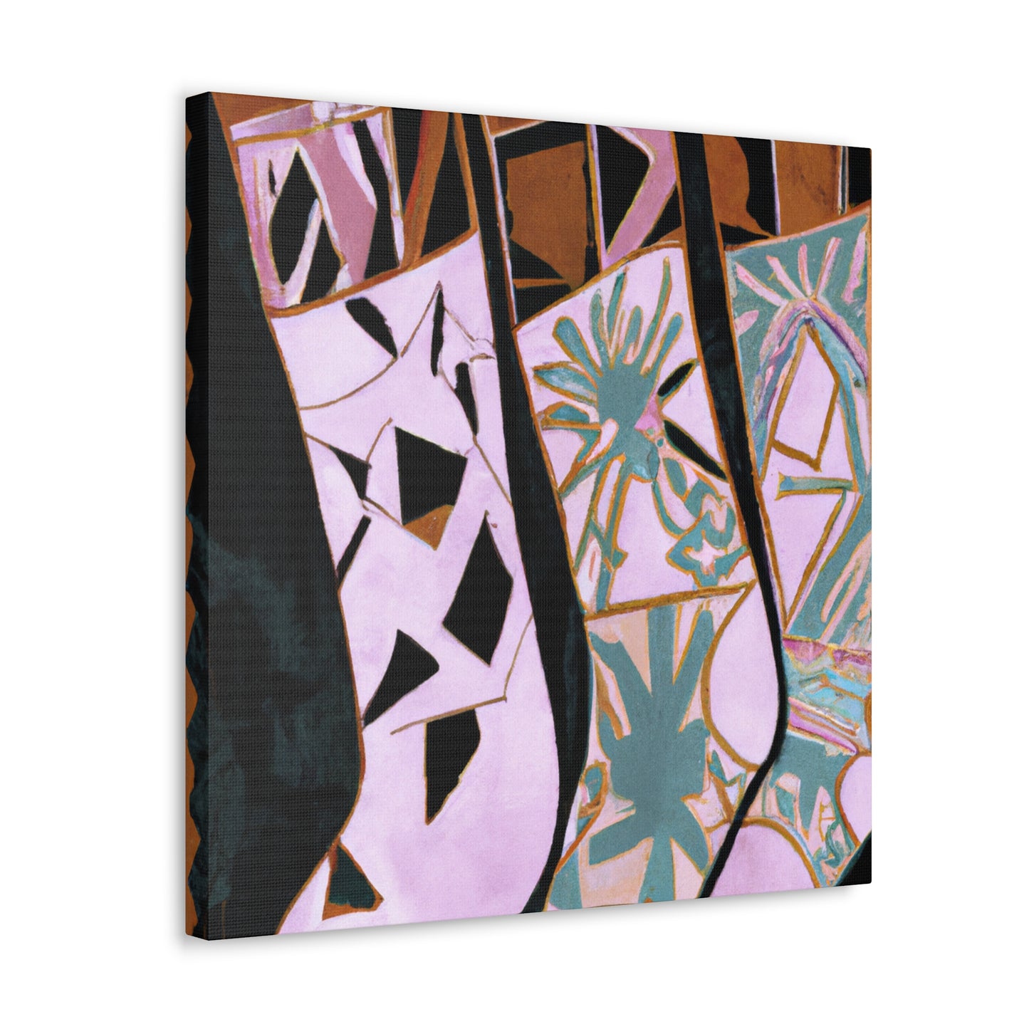 "Stocking Dreams Art Deco" - Canvas