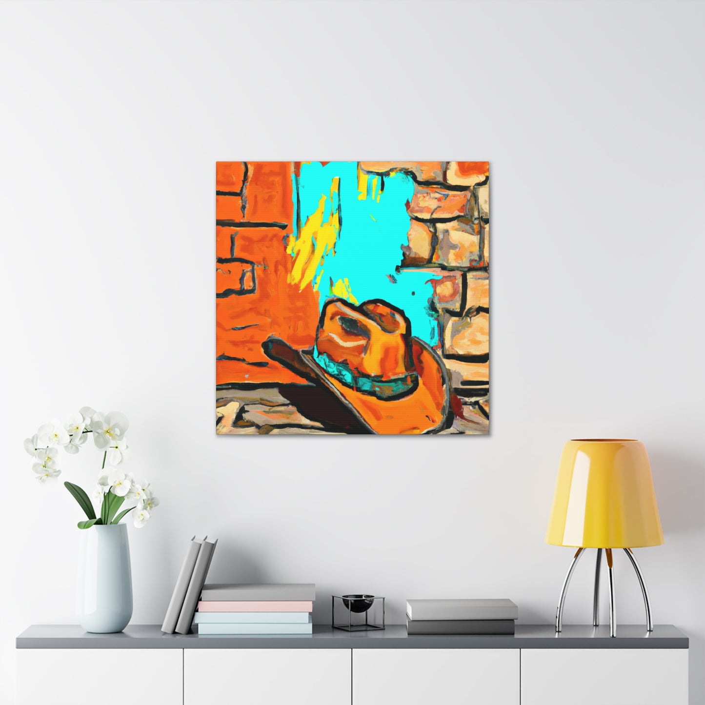 Cowboy Hat Dueling - Canvas