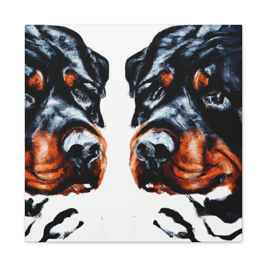 "Eternal Protection Rottweiler" - Canvas