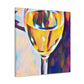 "Wine's Reflection Impression" - Canvas