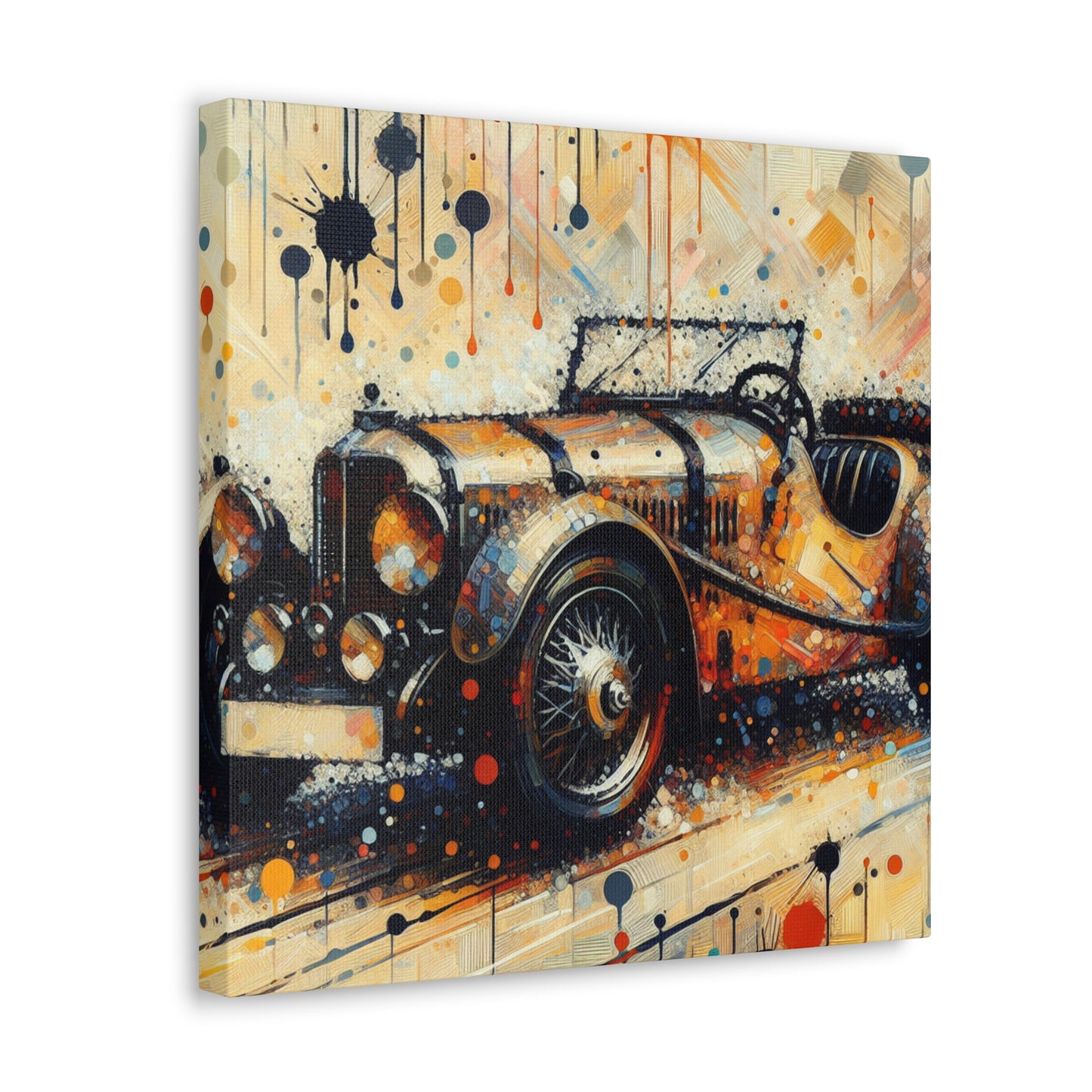 Racing Through Time - Canvas