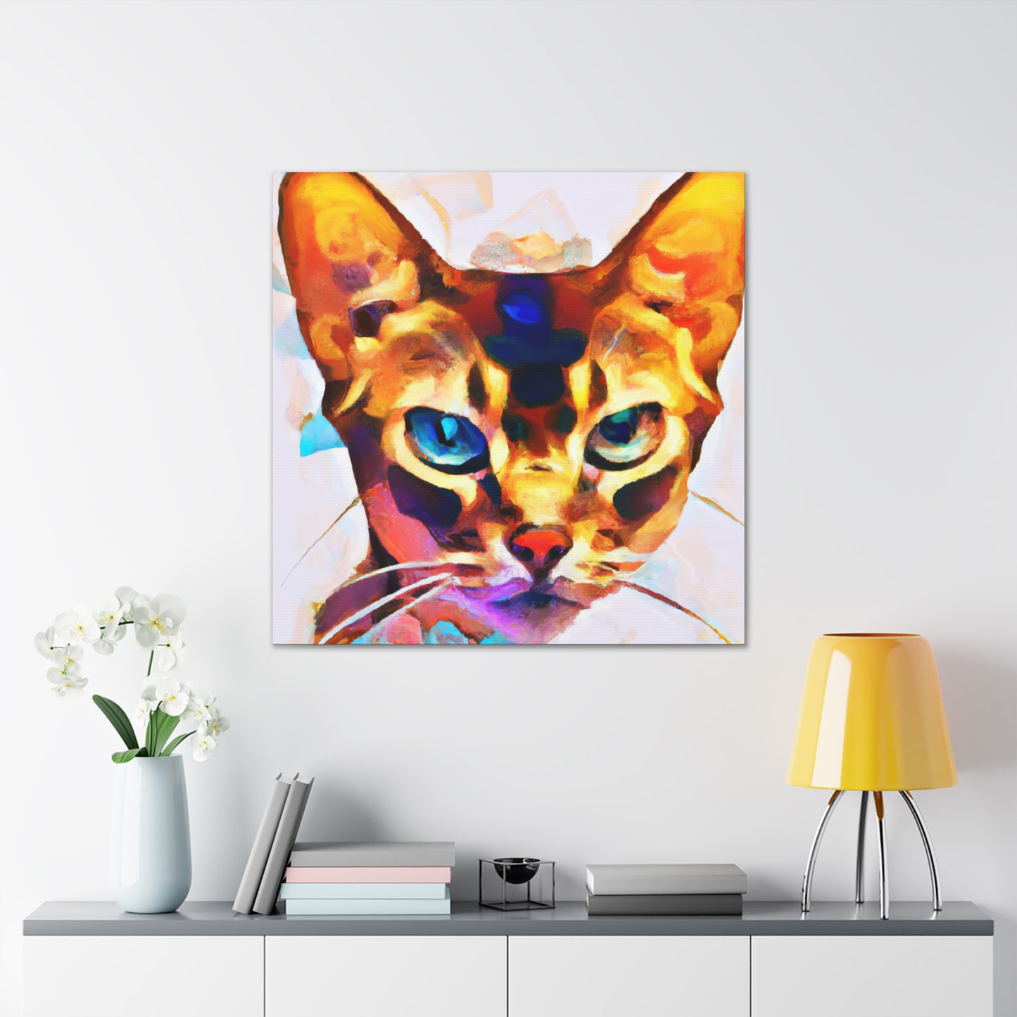 Abyssinian Beauty Rising - Canvas