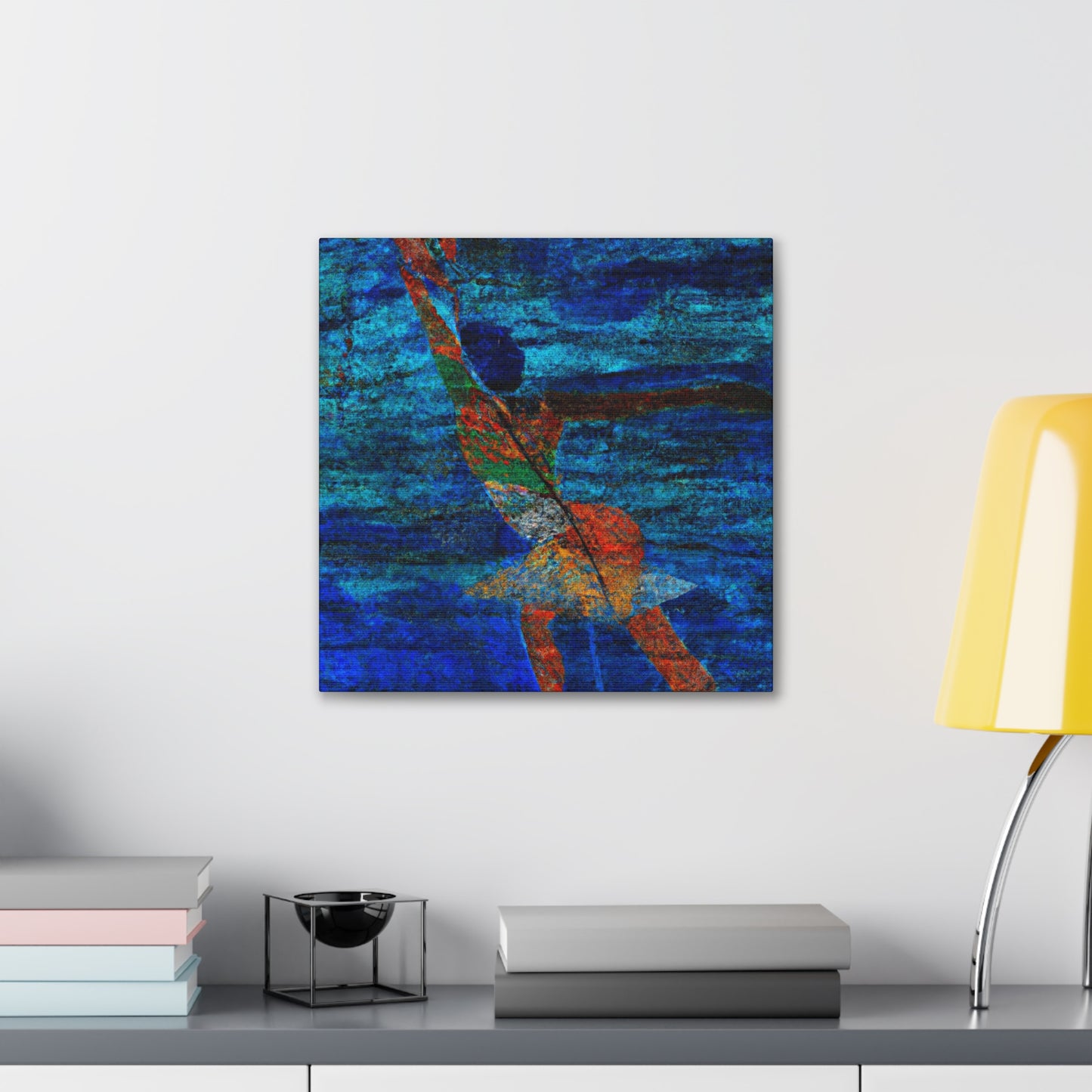 Gymnasts in Motion - Canvas