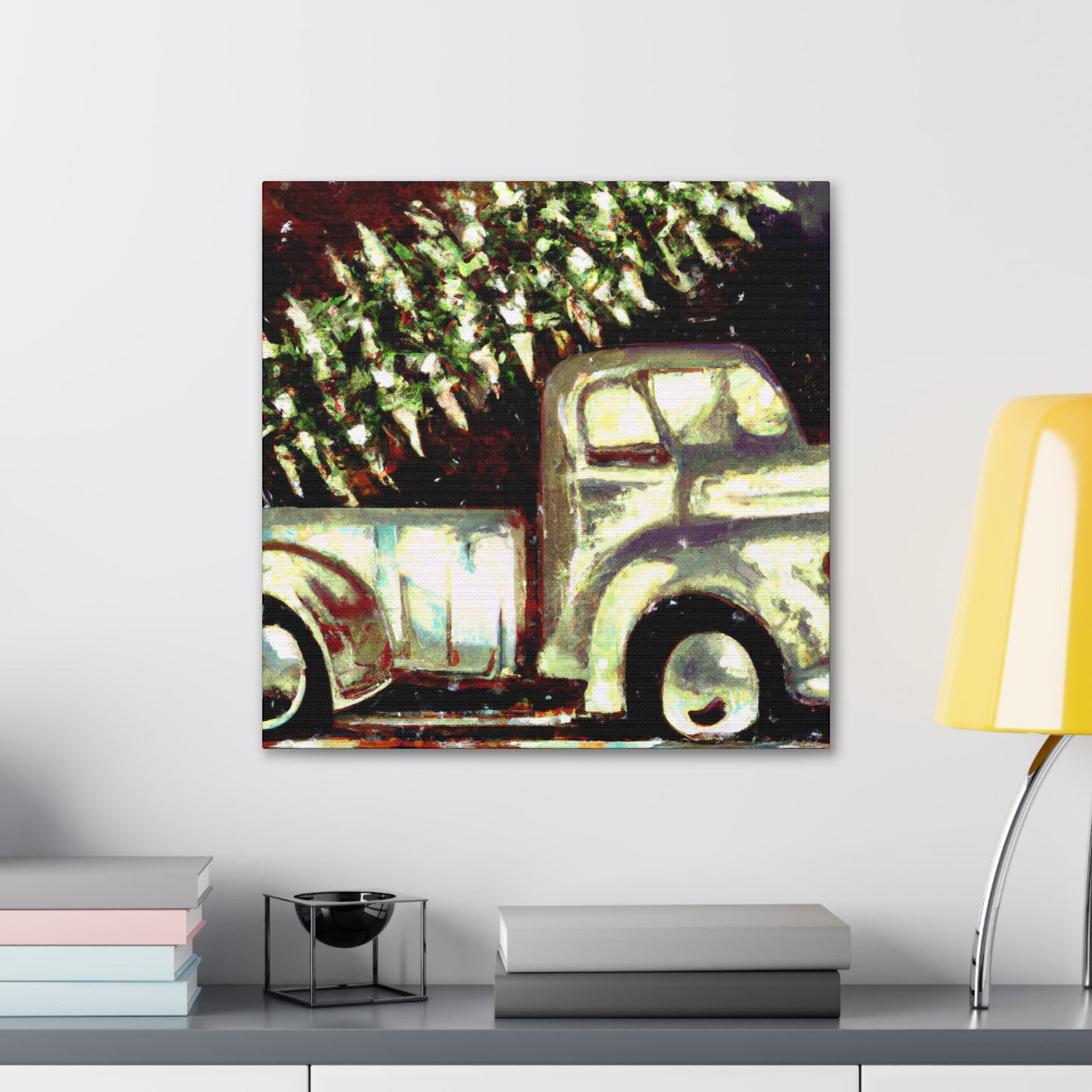 Winter Wonderland Truck - Canvas