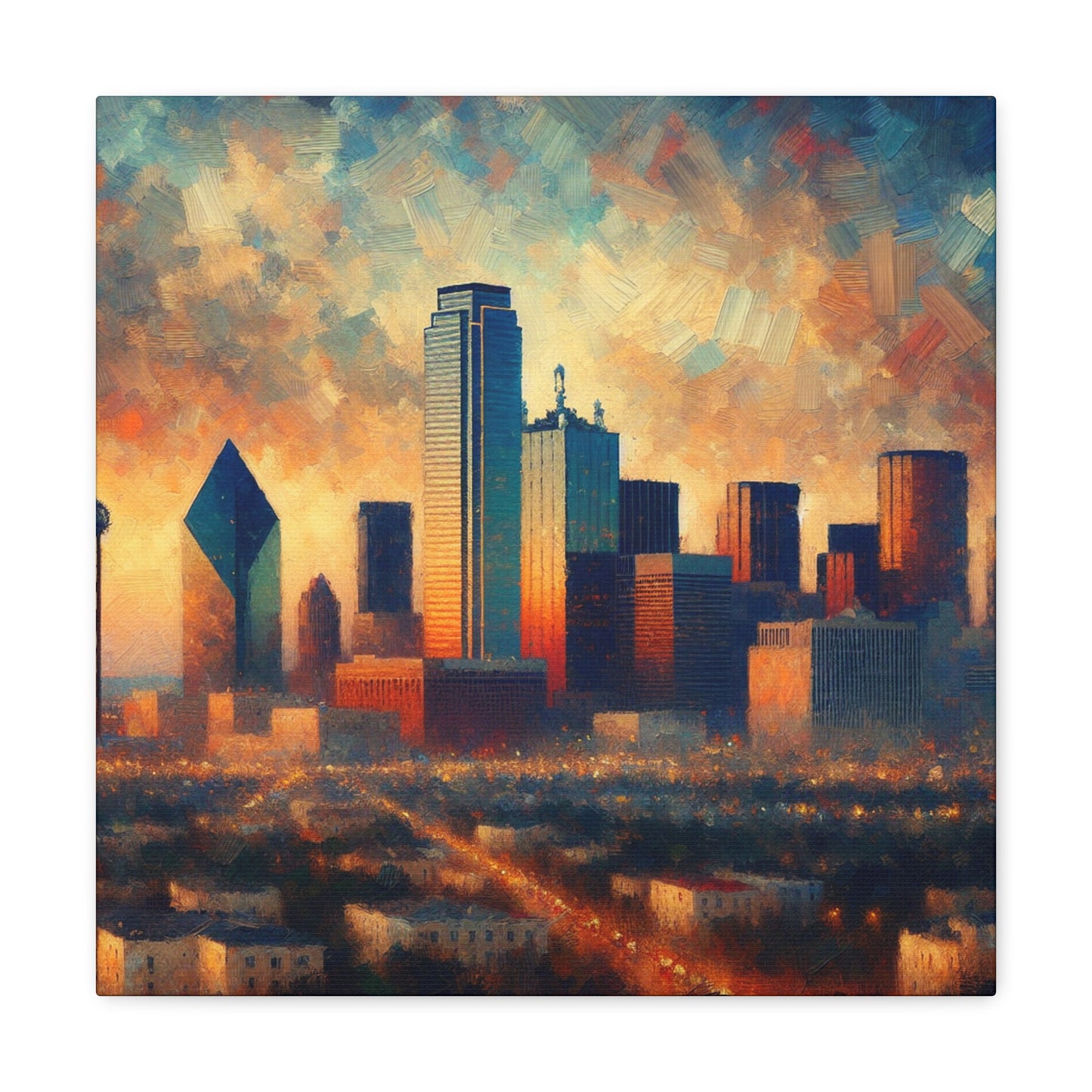 "Dallas Oasis Awakening" - Canvas