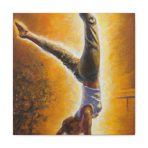 Yoga in Reflection - Canvas