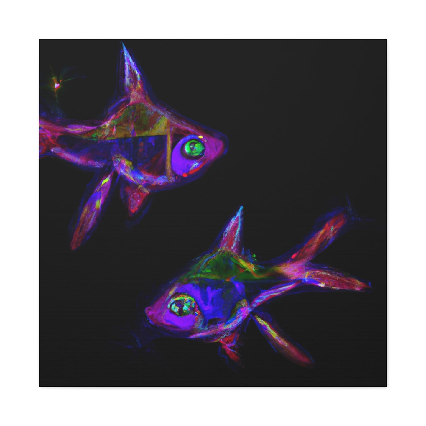 Neon Tetras Dreaming - Canvas