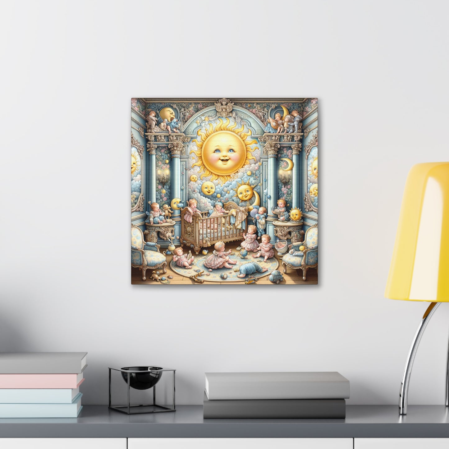 Celestial Grins of Joy - Canvas