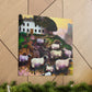 "Sheep in Art Deco" - Canvas