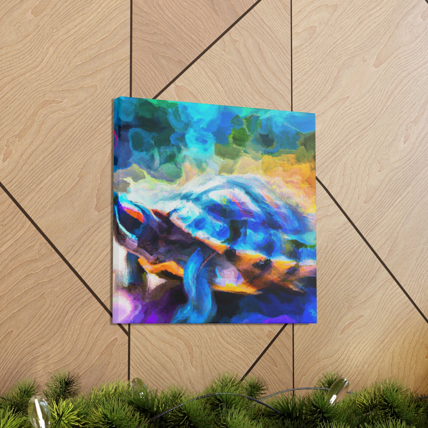 Box Turtle Paradoxical Art - Canvas