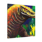 Komodo Dragon Majesty. - Canvas