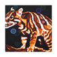 Tasmanian Tiger Reflection - Canvas